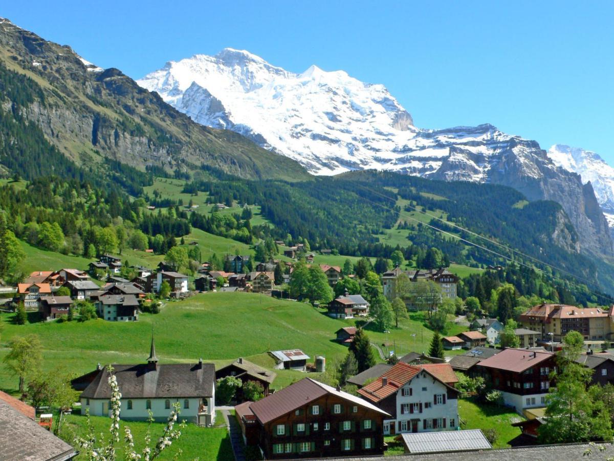 Apartment Schweizerheim-1 Wengen Exterior foto